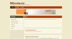 Desktop Screenshot of macula.cz